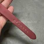 F1 Factory Cartier Tank Louis Cartier WGTA0010 22mm Rose Gold Red Leather Strap Roman Numerals Silver Dial