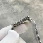 F1 Factory Cartier Tank Louis Cartier WSTA0041 25.5mm Full Steel Roman Numerals Silver Dial