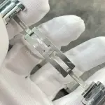 F1 Factory Cartier Tank Louis Cartier WSTA0041 25.5mm Full Steel Roman Numerals Silver Dial