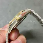 GM Factory Rolex Datejust 126283RBR-0029 36mm Diamond Yellow Gold Bezel Half Yellow Gold Diamond Mop Gold Palm Motif Dial Jubilee