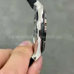 HB Factory Hublot Classic Fusion 565.NX.1470.RX 38mm Steel Rubber Strap Black Dial