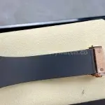 HB Factory Hublot Classic Fusion 550.OS.1800.RX.1604.ORL19 40mm Diamond Rose Gold Black Rubber Strap Black Dial