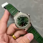 HB Factory Hublot Classic Fusion 565.NX.8970.LR 38mm Leather Strap Green Dial
