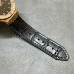 HB Factory Hublot Classic Fusion 565.OX.1480.LR.1204 38mm Rose Gold Leather Strap Black Dial