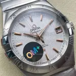 OM+ Factory Omega Constellation Men 123.10.38.21.02.002 38mm Full Steel Silver Dial