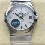 OM+ Factory Omega Constellation Men 123.10.38.21.02.003 38mm Full Steel Silver Dial