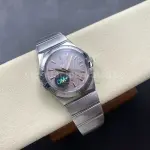 OM+ Factory Omega Constellation Men 123.10.38.21.06.002 38mm Full Steel Pink Dial