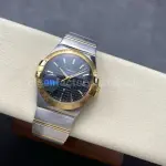 OM+ Factory Omega Constellation Men 123.20.35.20.01.001 38mm Gold/Steel Black Dial