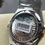 OM+ Factory Omega Constellation Men 123.20.38.21.02.007 38mm Rose Gold/Steel Silver Dial