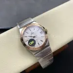 OM+ Factory Omega Constellation Men 123.20.38.21.02.007 38mm Rose Gold/Steel Silver Dial