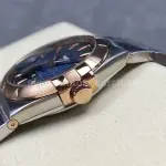 OM+ Factory Omega Constellation Men 123.20.38.21.03.001 38mm Rose Gold/Steel Blue Dial