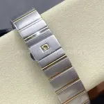 OM+ Factory Omega Constellation Men 123.25.38.21.58.001 38mm Diamond Bezel Gold/Steel Diamond Champagne Dial