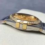 OM+ Factory Omega Constellation Men 123.25.38.21.58.001 38mm Diamond Bezel Gold/Steel Diamond Champagne Dial