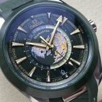 Omega Seamaster – Green Worldtimer