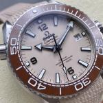 Omega Seamaster Planet Ocean 600M – Beige Dial / Brown Bezel