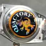 QF Factory Counterweight Rolex Day-Date 36 128239-0059 36mm Full 904L Roman Numerals White Dial