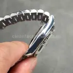 QF Factory Counterweight Rolex Day-Date 36 128239-0059 36mm Full 904L Roman Numerals White Dial