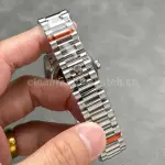 QF Factory Counterweight Rolex Day-Date 36 128239-0059 36mm Full 904L Roman Numerals White Dial