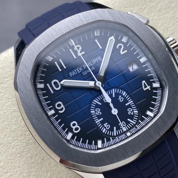 Patek Philippe Aquanaut - White Gold Blue Dial