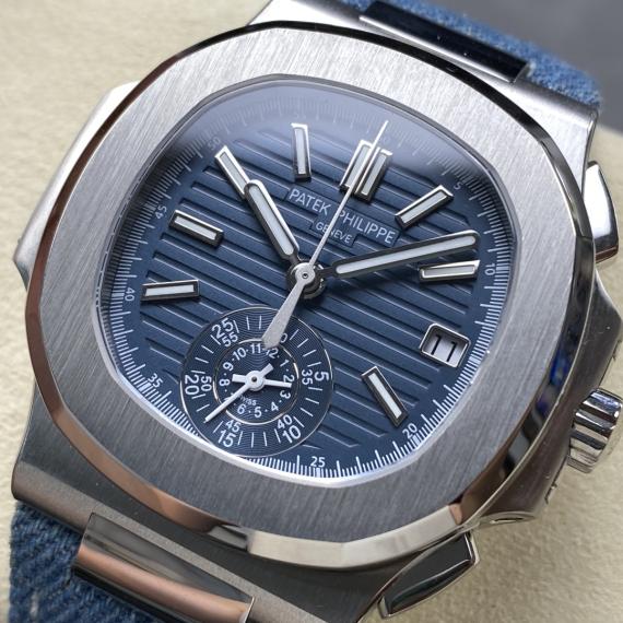Patek Philippe Nautilus - Stainless Steel Blue Dial