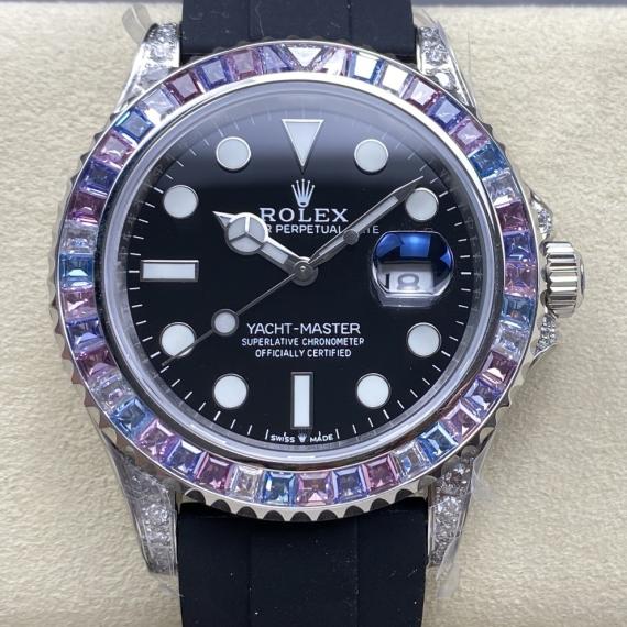 Rolex Yacht-Master  - White Gold Black Dial