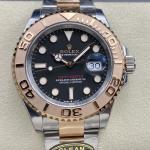 Rolex Yacht-Master - Everose Rolesor Black Dial