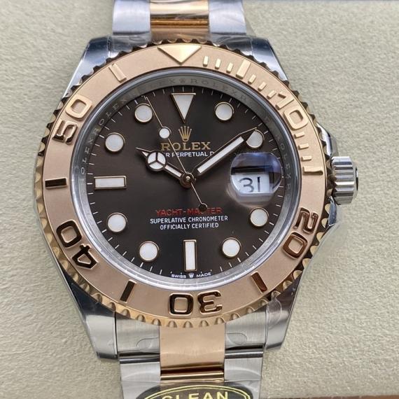 Rolex Yacht-Master - Everose Rolesor Chocolate Di