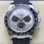 Rolex Cosmograph Daytona — White Gold Steel-Silver Dial