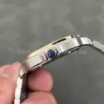 THB Factory Cartier Santos WHSA0012 39.8mm Full Steel Silver Roman Numerals Skeleton Dial