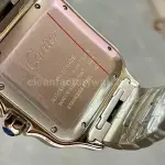 THB Factory Cartier Santos WSSA0030 39.8mm Full Steel Roman Numerals Blue Dial