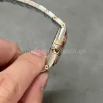 TW Factory Omega Constellation Quartz 123.25.27.60.55.007 27mm Diamond&Rose Gold Bezel Half Rose Gold Steel Mother Of Pearl Diamond Dial