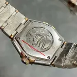 TW Factory Omega Constellation Quartz 131.25.28.60.99.001 27mm Diamond Bezel Half Rose Gold Steel Diamond Blue Dial