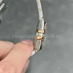 TW Factory Omega Constellation Quartz 131.25.28.60.99.001 27mm Diamond Bezel Half Rose Gold Steel Diamond Blue Dial