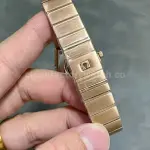 TW Factory Omega Constellation Quartz 131.55.25.60.53.002 27mm Diamond Bezel Full Rose Gold Diamond Gypsophila Blue Dial