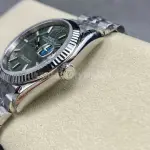 VS Factory Rolex Datejust 126234-0047 36mm Full 904L Olive Green Palm Motif Dial Jubilee