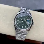 VS Factory Rolex Datejust 126234-0047 36mm Full 904L Olive Green Palm Motif Dial Jubilee