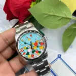 VS Factory Rolex Oyster Perpetual 126000-0009 36mm Bubbles Fringed Blue Dial