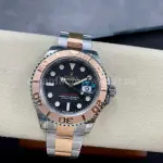 VS Factory Rolex Yacht-Master 126621-0002 40mm Half Rose Gold Black Dial