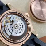 VS Factory Rolex Yacht-Master 126655 40mm Rose Gold Rubber Strap Black Dial